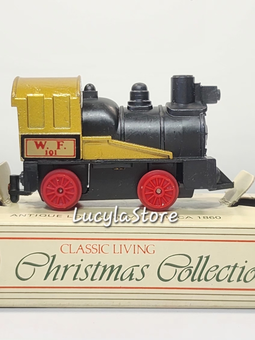 Antique Locomotive Die Cast Metal Classic Living Christmas Collection Miniature